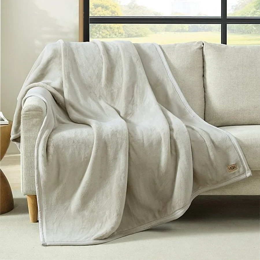 Coco Luxury Plush Throw Blanket by UGG (1) Coco Luxury Plush Throw Blanket by UGG 1